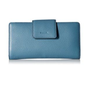 Fossil Emma RFID TAB Wallet Faded Indigo